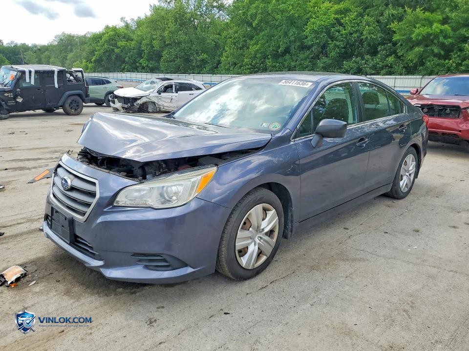 2016 SUBARU LEGACY 2.5I – Lot 56411636 auction photo
