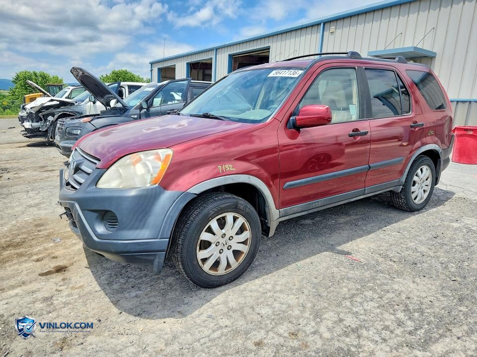 2006 HONDA CR-V EX – Lot 56417136 auction photo
