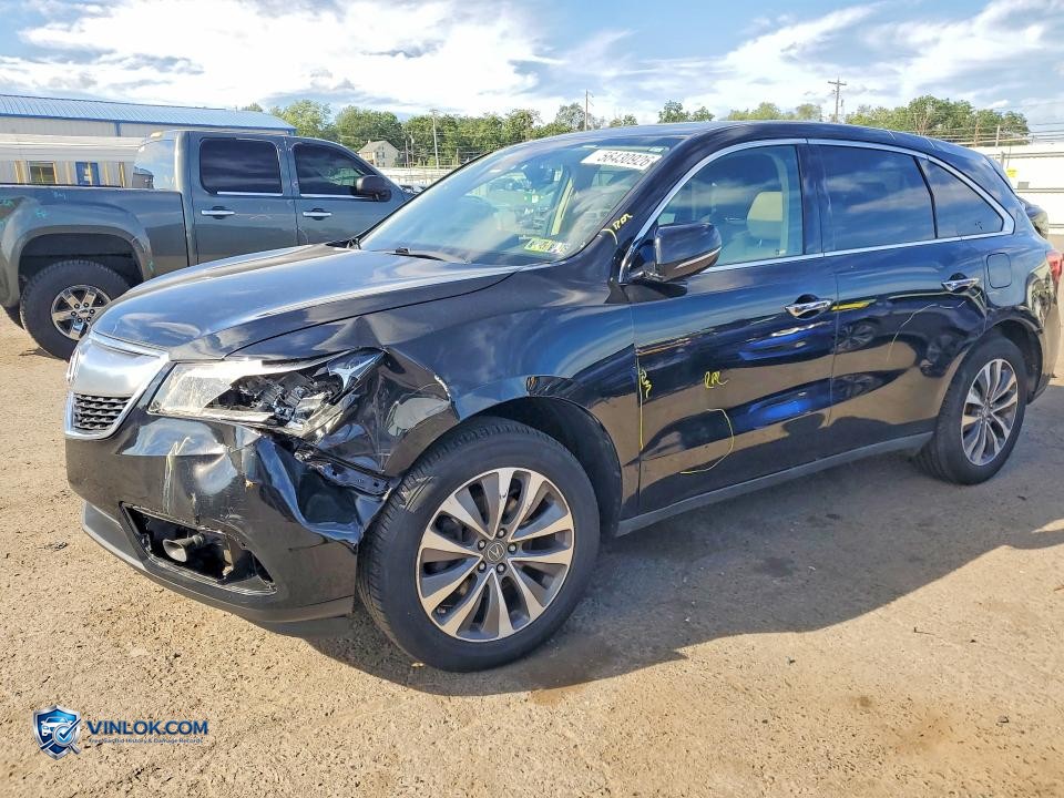 2016 ACURA MDX TECHNOLOGY – Lot 56430926 auction photo
