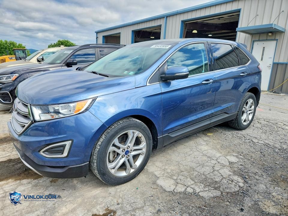 2018 FORD EDGE TITANIUM – Lot 56433956 auction photo