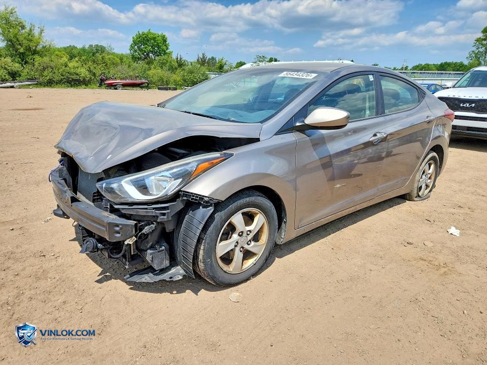 2015 HYUNDAI ELANTRA – Lot 56434326 auction photo