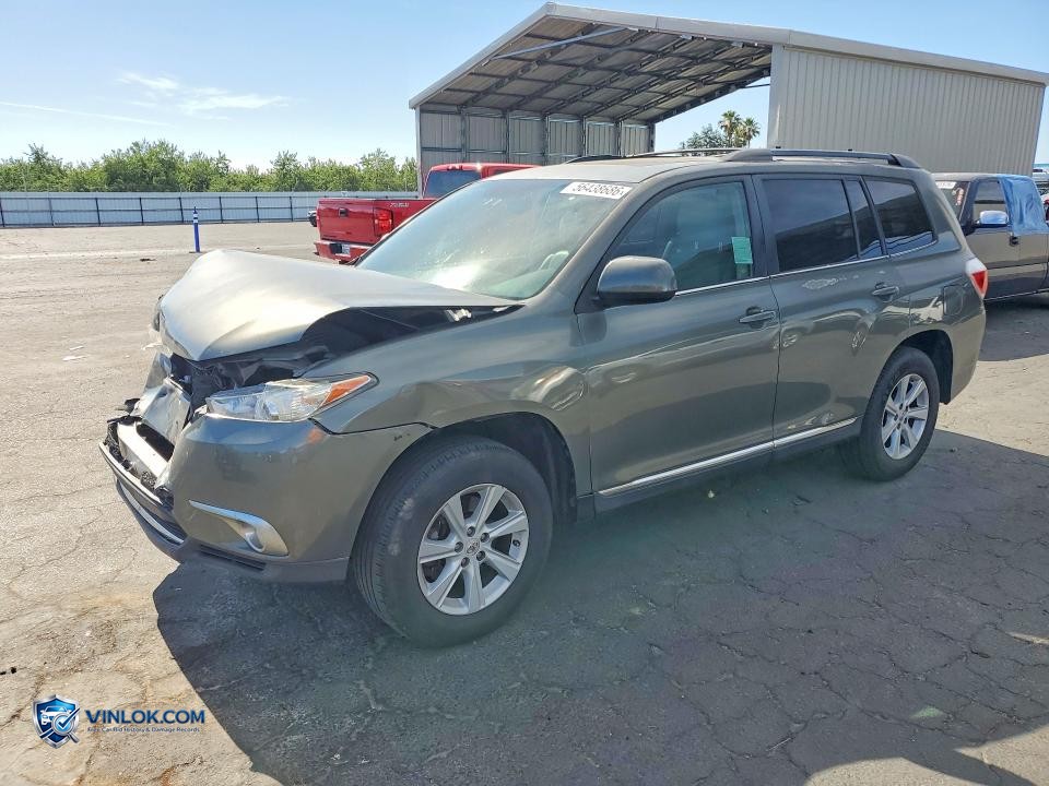 2012 TOYOTA HIGHLANDER SE – Lot 56438686 auction photo