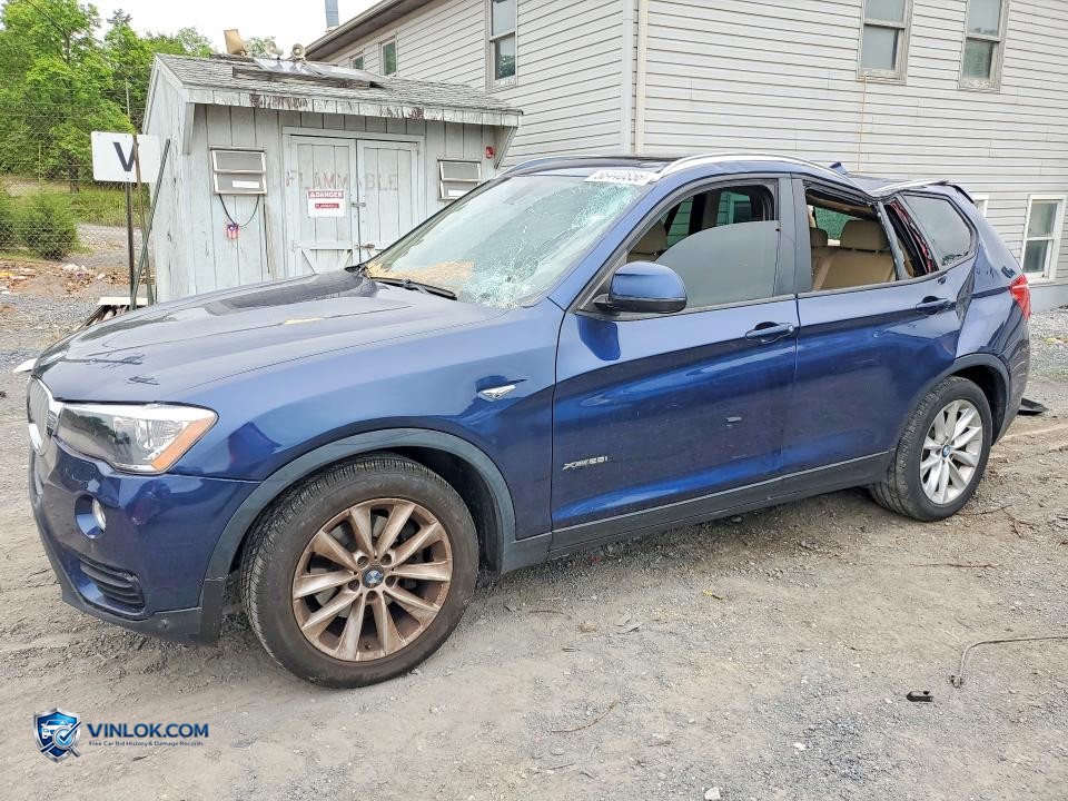 2017 BMW X3 XDRIVE28I – Lot 56440856 auction photo
