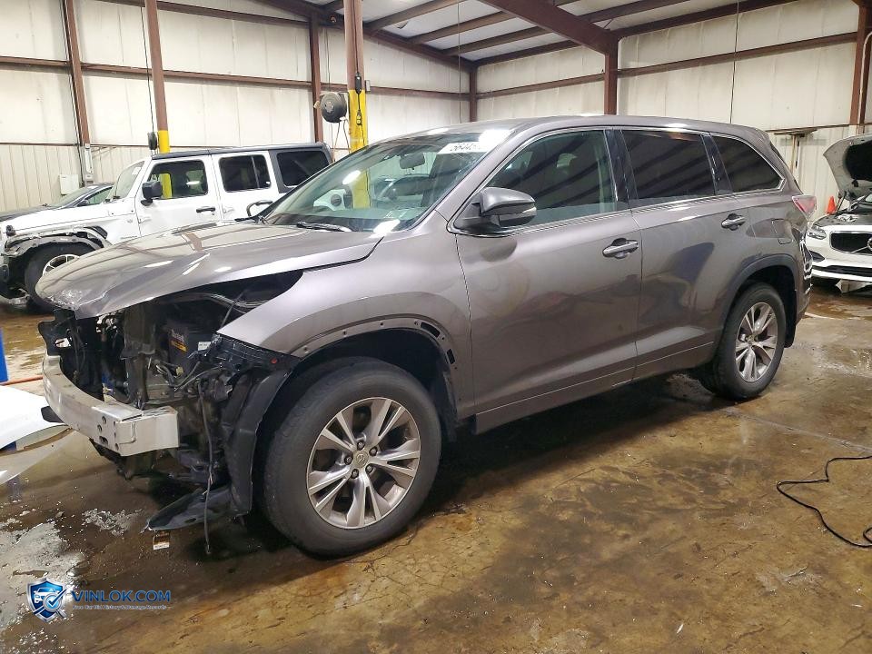 2015 TOYOTA HIGHLANDER LE PLUS – Lot 56445726 auction photo