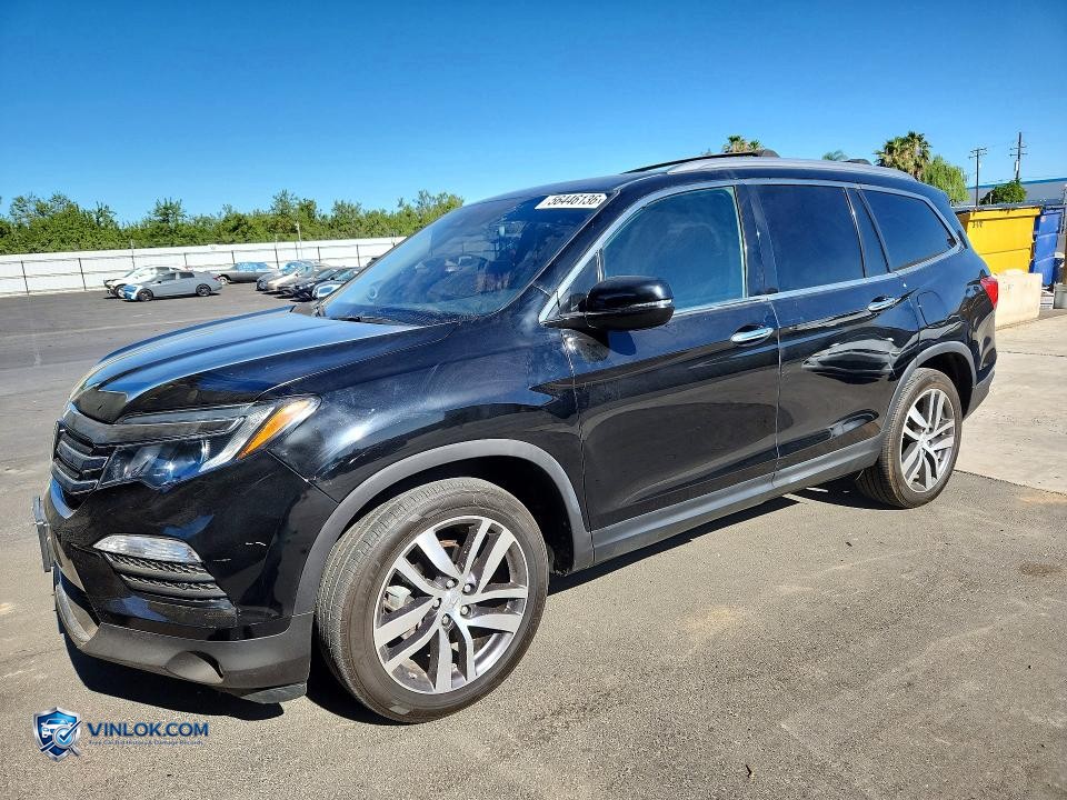 2017 HONDA PILOT ELITE – Lot 56446136 auction photo