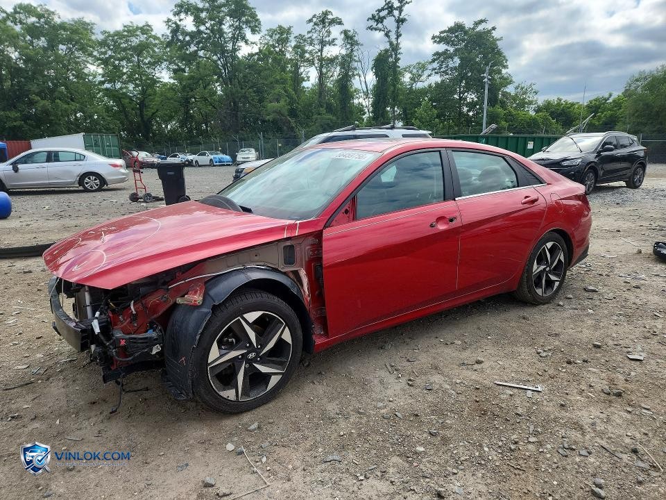2021 HYUNDAI ELANTRA LIMITED – Lot 56459756 auction photo