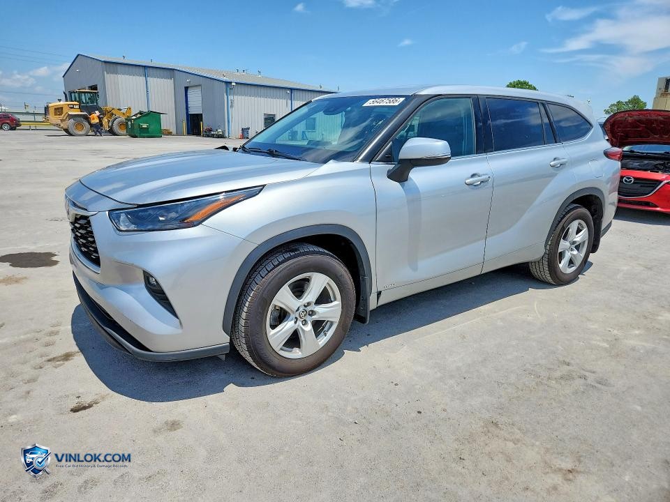 2022 TOYOTA HIGHLANDER HYBRID LE – Lot 56467586 auction photo