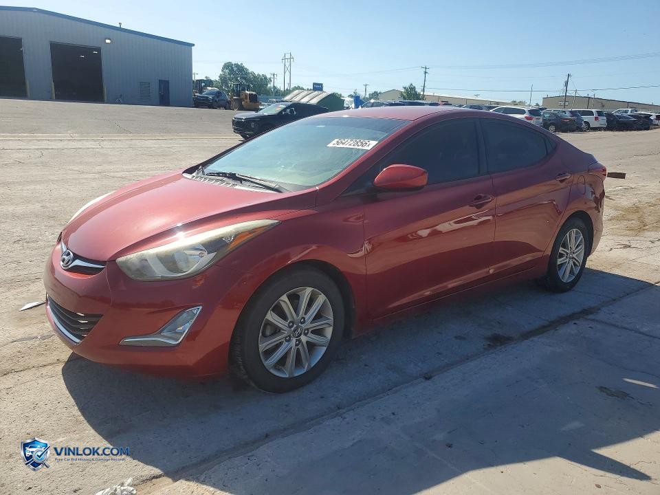 2014 HYUNDAI ELANTRA SE – Lot 56472856 auction photo