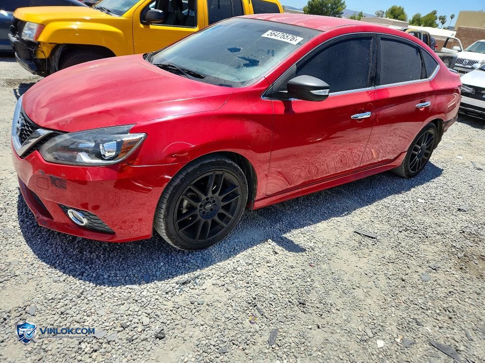 2017 NISSAN SENTRA SR – Lot 56476576 auction photo