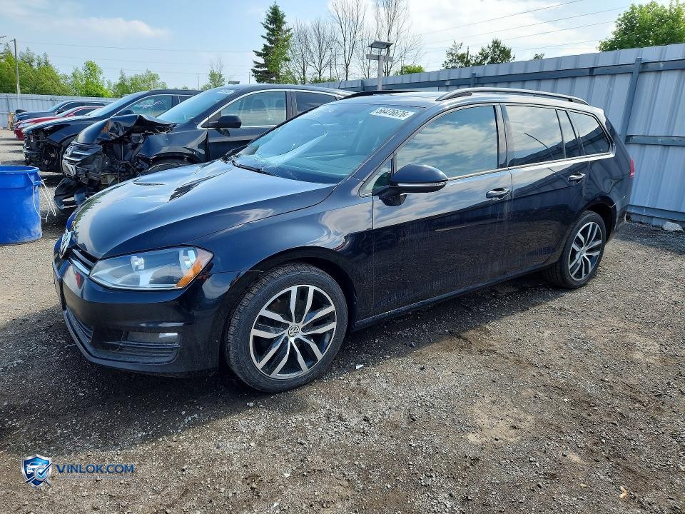 2017 VOLKSWAGEN GOLF SPORTWAGEN S – Lot 56476676 auction photo
