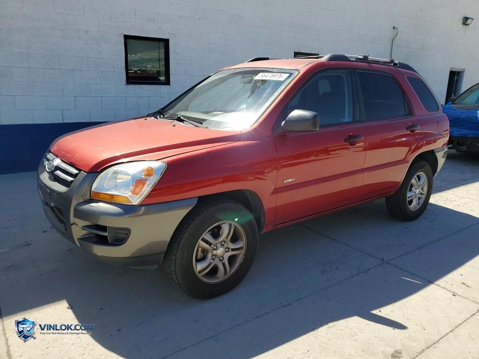 2008 KIA SPORTAGE LX – Lot 56476936 auction photo