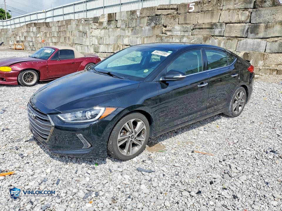 2017 HYUNDAI ELANTRA LIMITED – Lot 56477386 auction photo