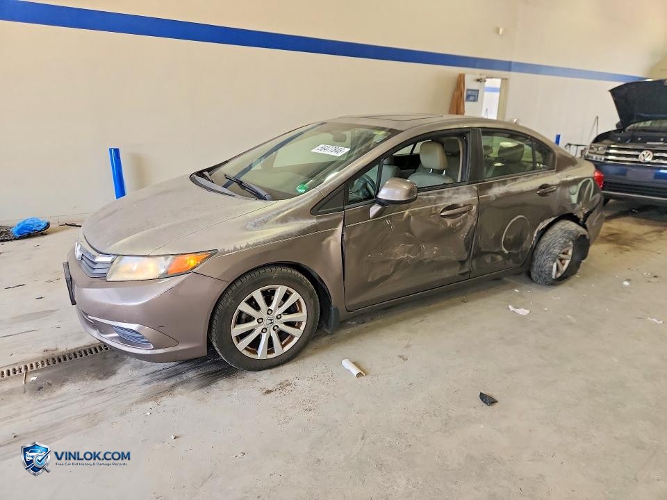 2012 HONDA CIVIC EXL – Lot 56477846 auction photo