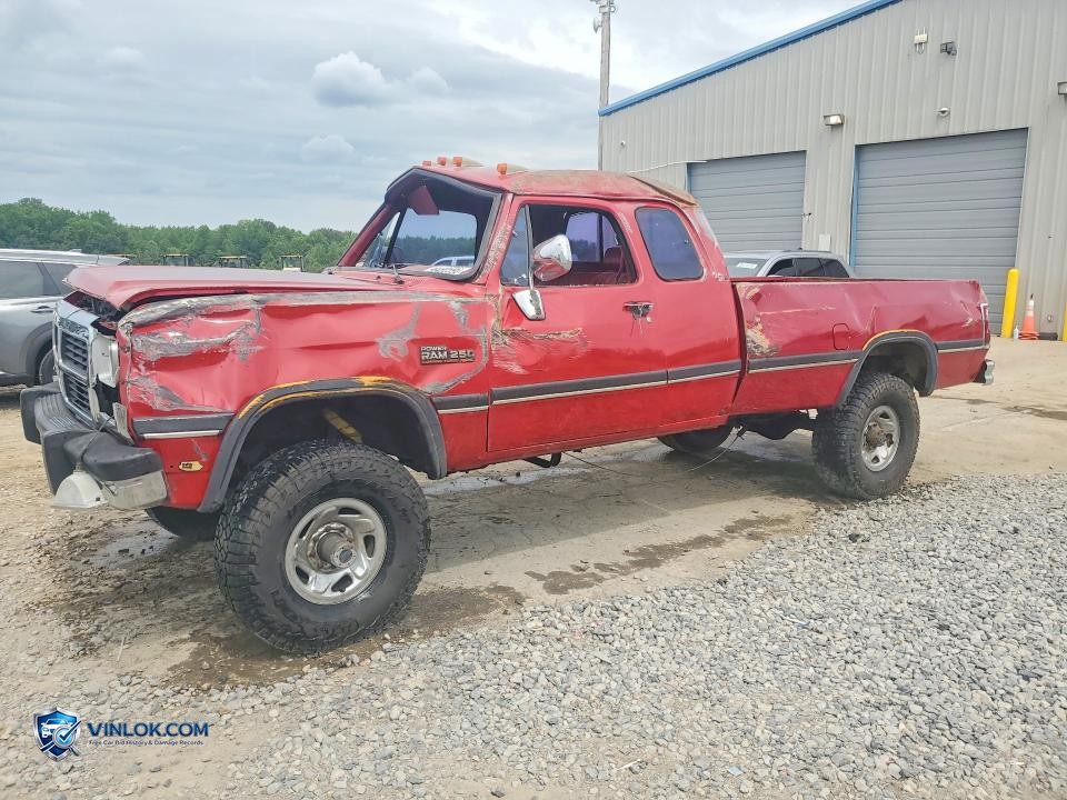 1992 DODGE W-SERIES W200 – Lot 56480596 auction photo
