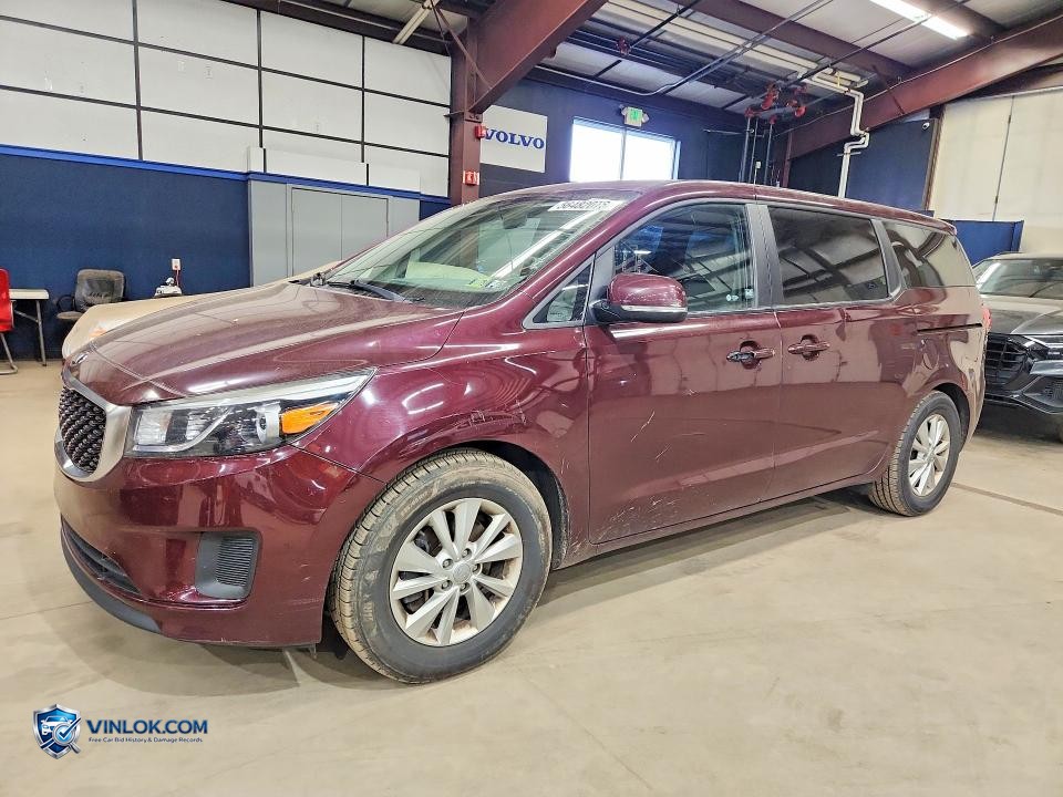 2017 KIA SEDONA LX – Lot 56482076 auction photo