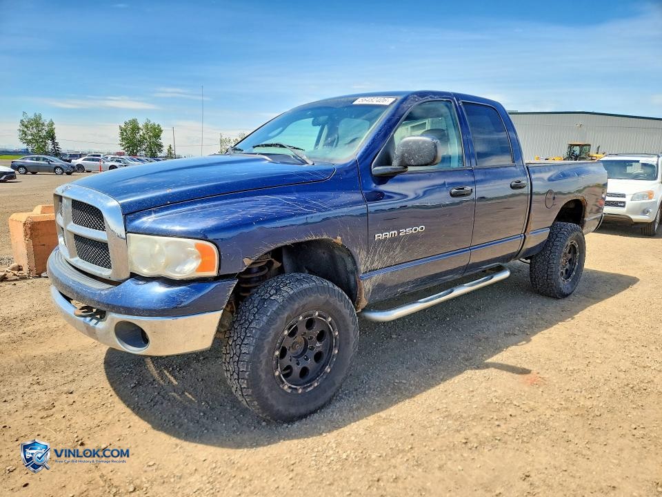 2003 DODGE RAM 2500 ST – Lot 56482406 auction photo