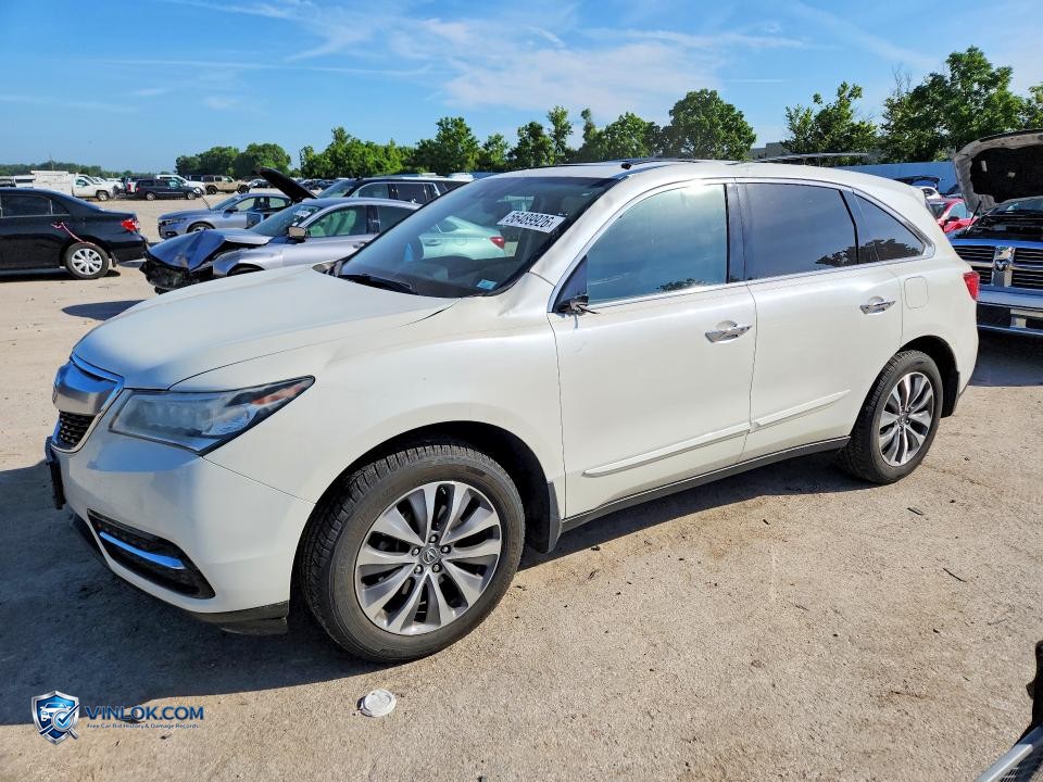 2015 ACURA MDX TECHNOLOGY – Lot 56489926 auction photo