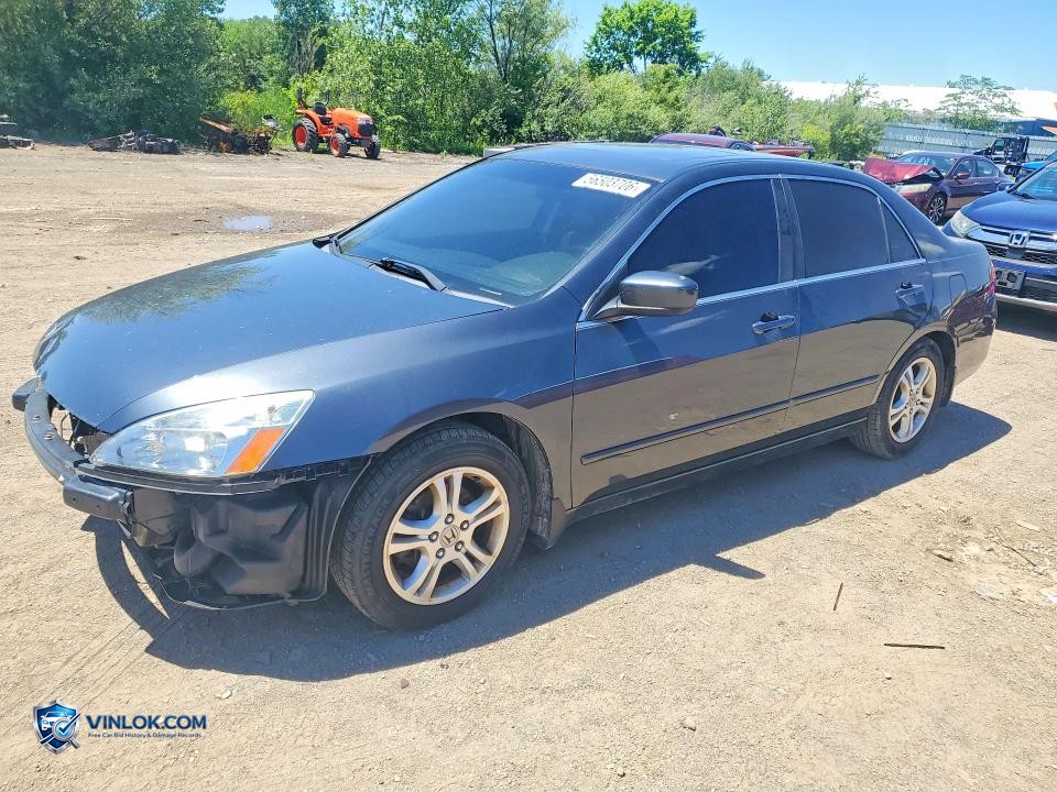 2007 HONDA ACCORD EX – Lot 56503706 auction photo
