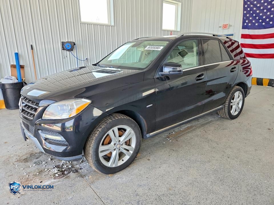2012 MERCEDES-BENZ ML 350 4MATIC – Lot 56506566 auction photo