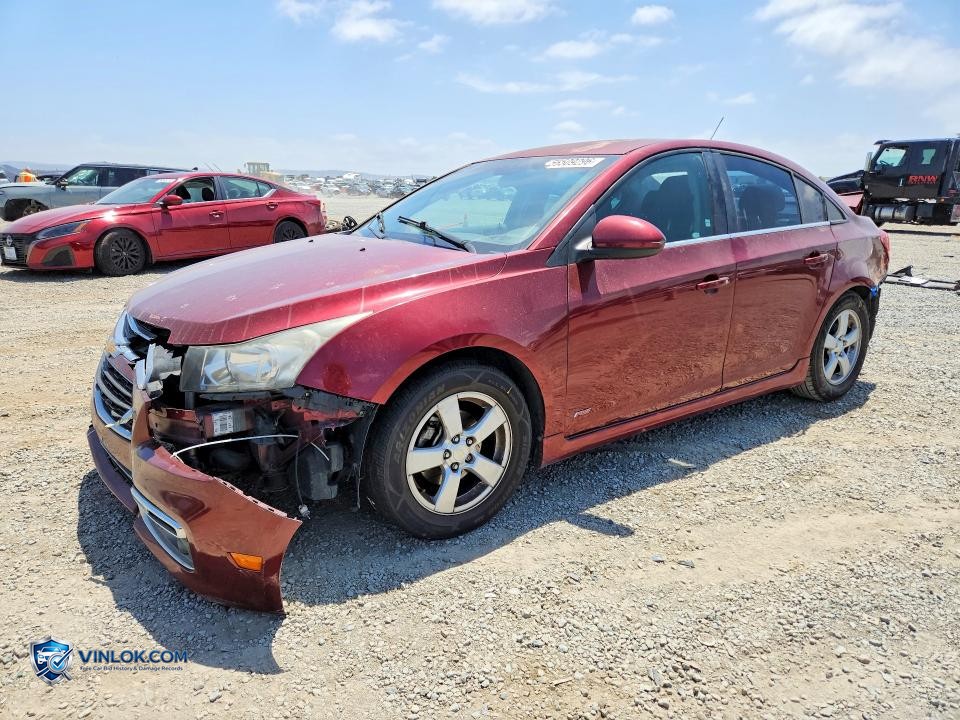 2016 CHEVROLET CRUZE LIMITED LT – Lot 56509296 auction photo
