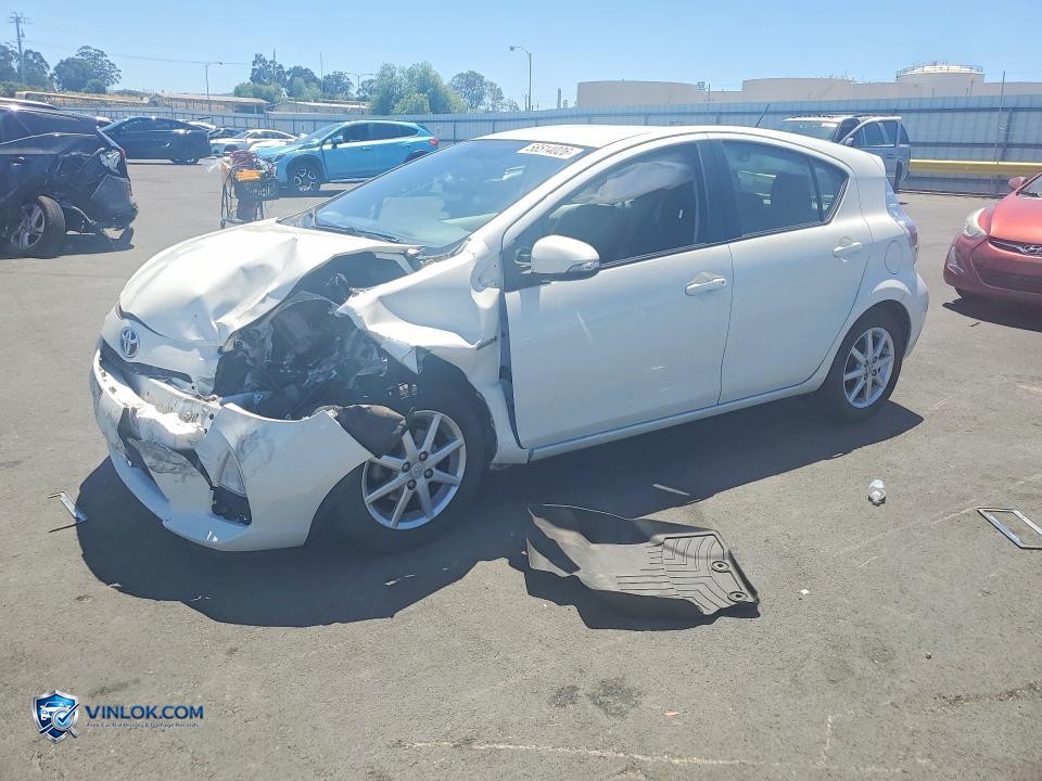 2012 TOYOTA PRIUS C THREE – Lot 56514026 auction photo