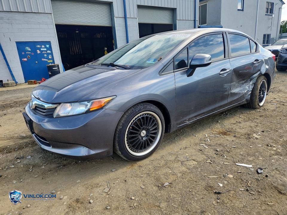 2012 HONDA CIVIC – Lot 56523986 auction photo