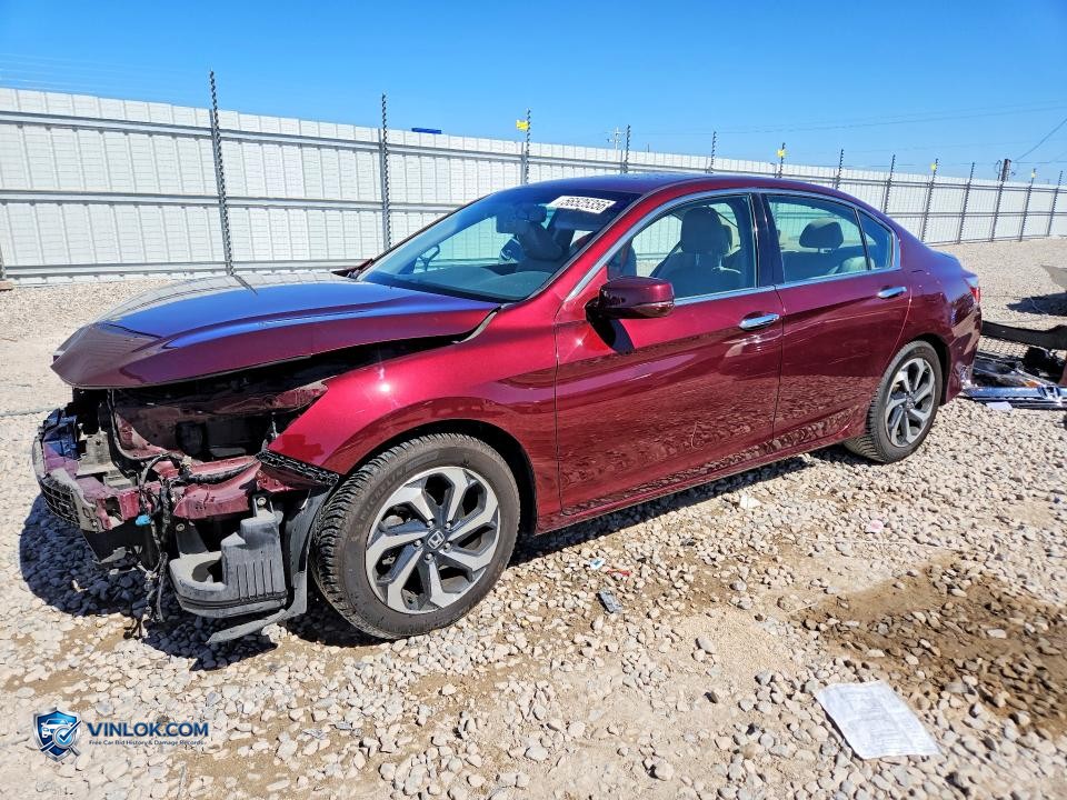 2017 HONDA ACCORD EXL – Lot 56525356 auction photo