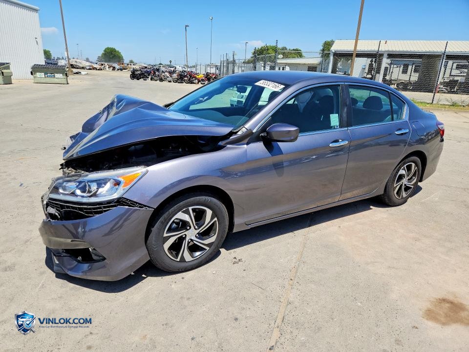 2016 HONDA ACCORD LX – Lot 56532166 auction photo
