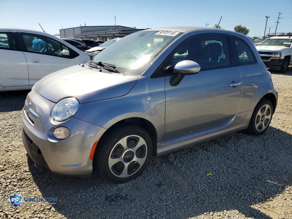 2017 FIAT 500 ELECTRIC – Lot 56533116 auction photo