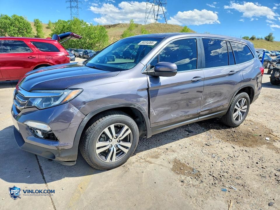2016 HONDA PILOT EXL – Lot 56534066 auction photo
