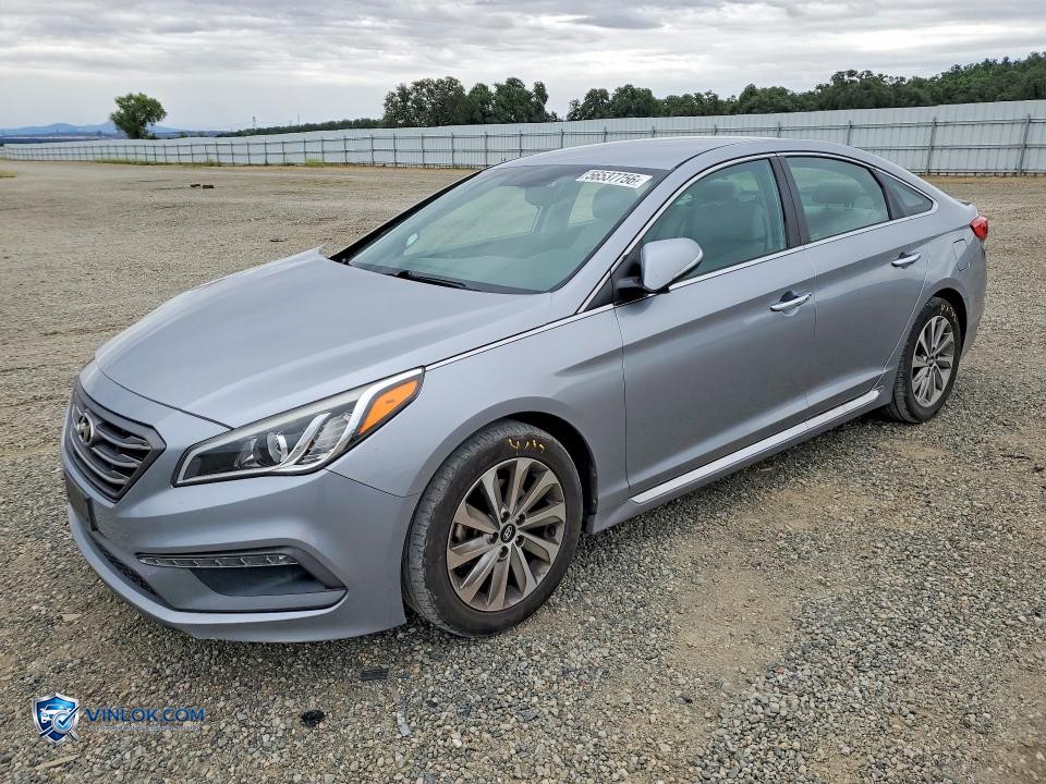 2015 HYUNDAI SONATA SPORT – Lot 56537756 auction photo
