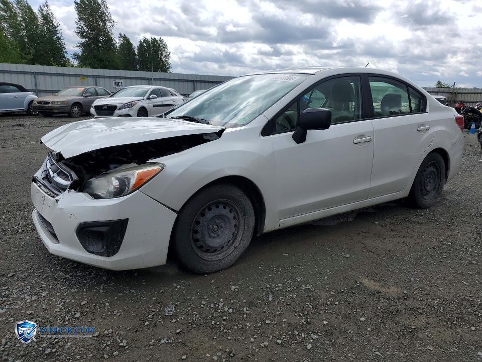 2012 SUBARU IMPREZA – Lot 56540326 auction photo