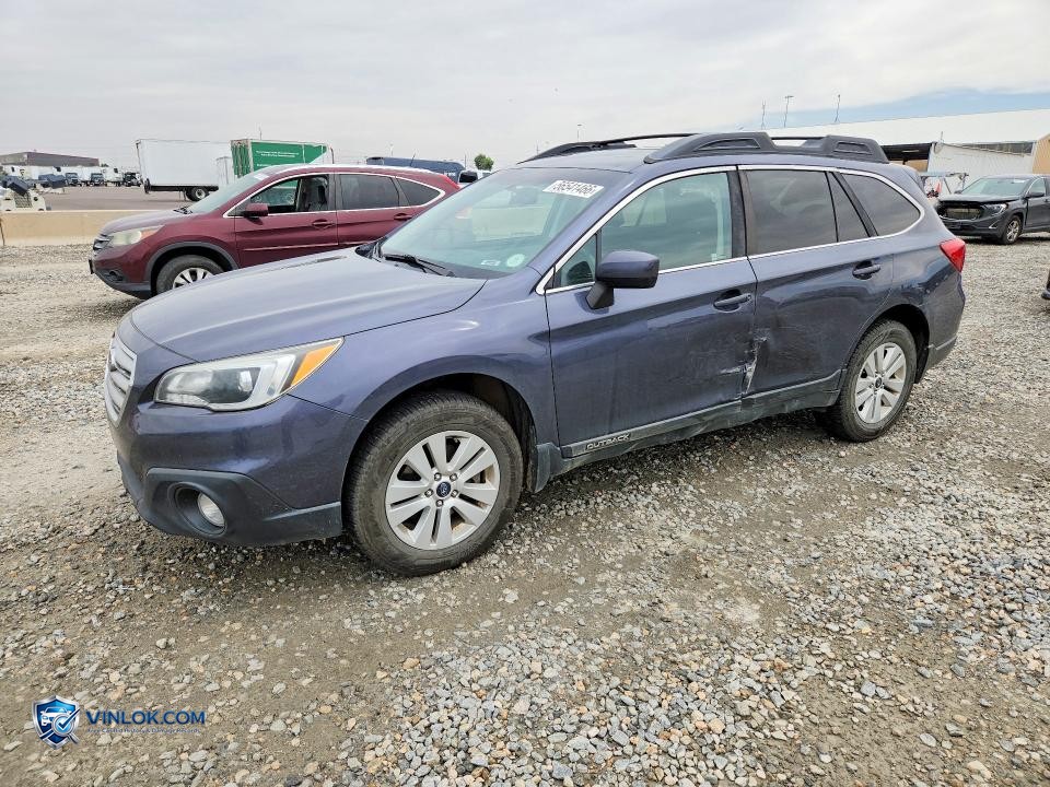 2015 SUBARU OUTBACK 2.5I PREMIUM – Lot 56541466 auction photo