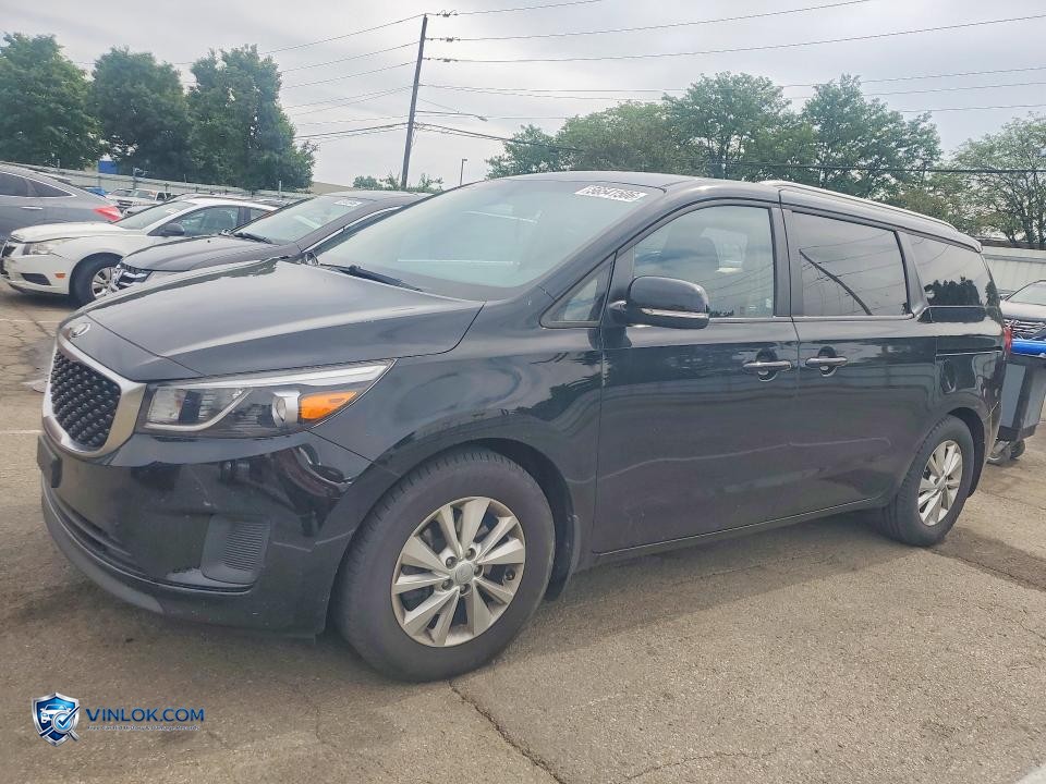 2016 KIA SEDONA LX – Lot 56541506 auction photo