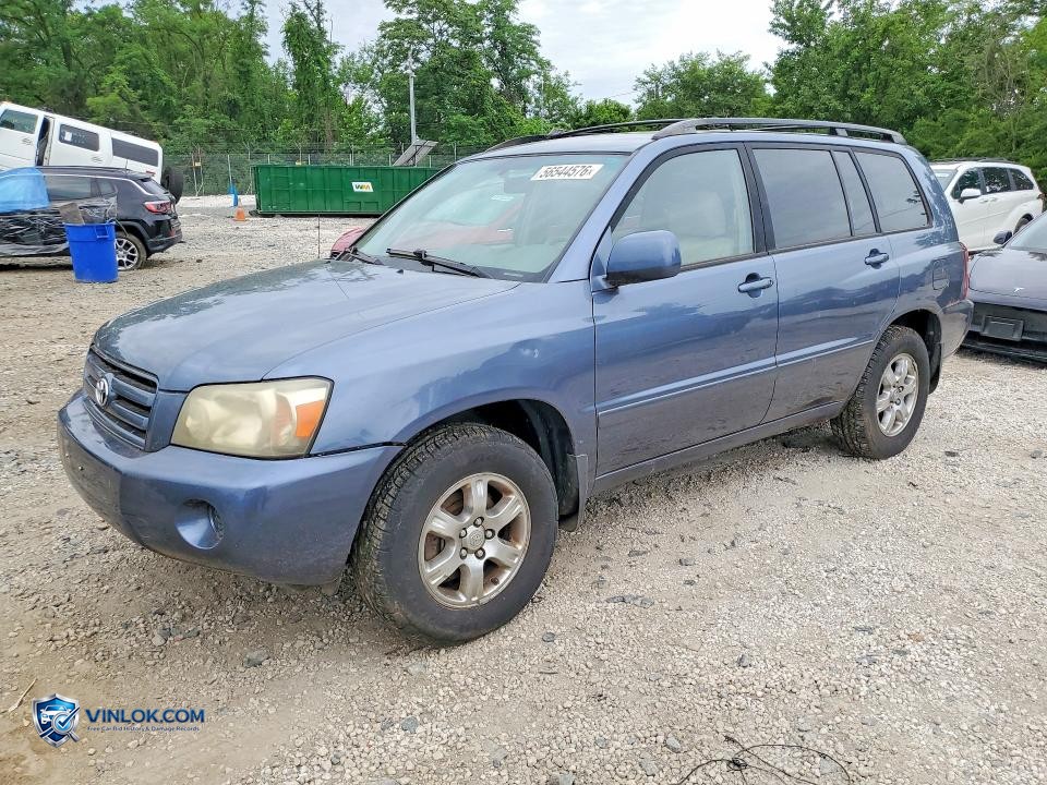 2004 TOYOTA HIGHLANDER BASE – Lot 56544576 auction photo