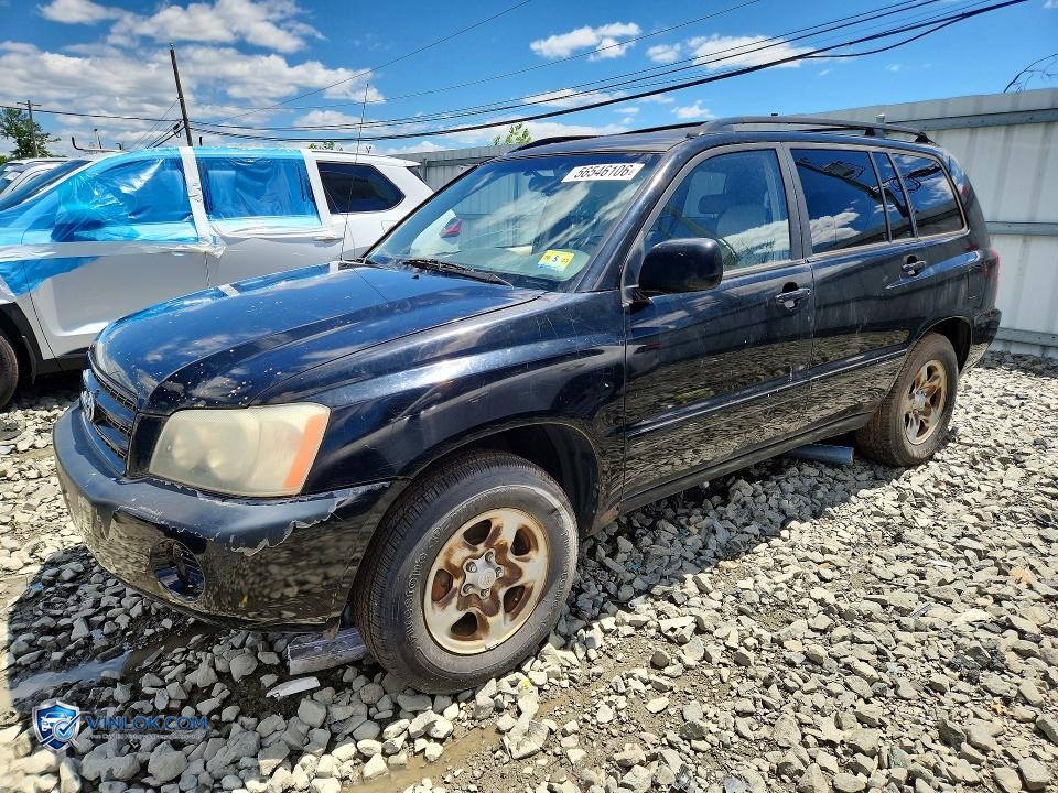 2001 TOYOTA HIGHLANDER BASE – Lot 56546106 auction photo