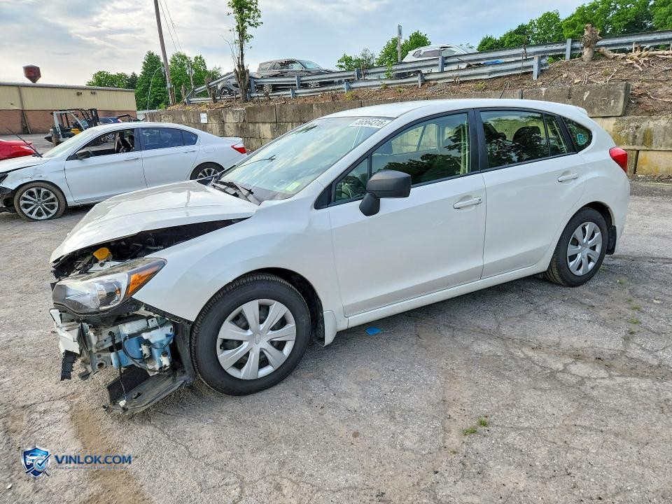 2016 SUBARU IMPREZA – Lot 56564316 auction photo