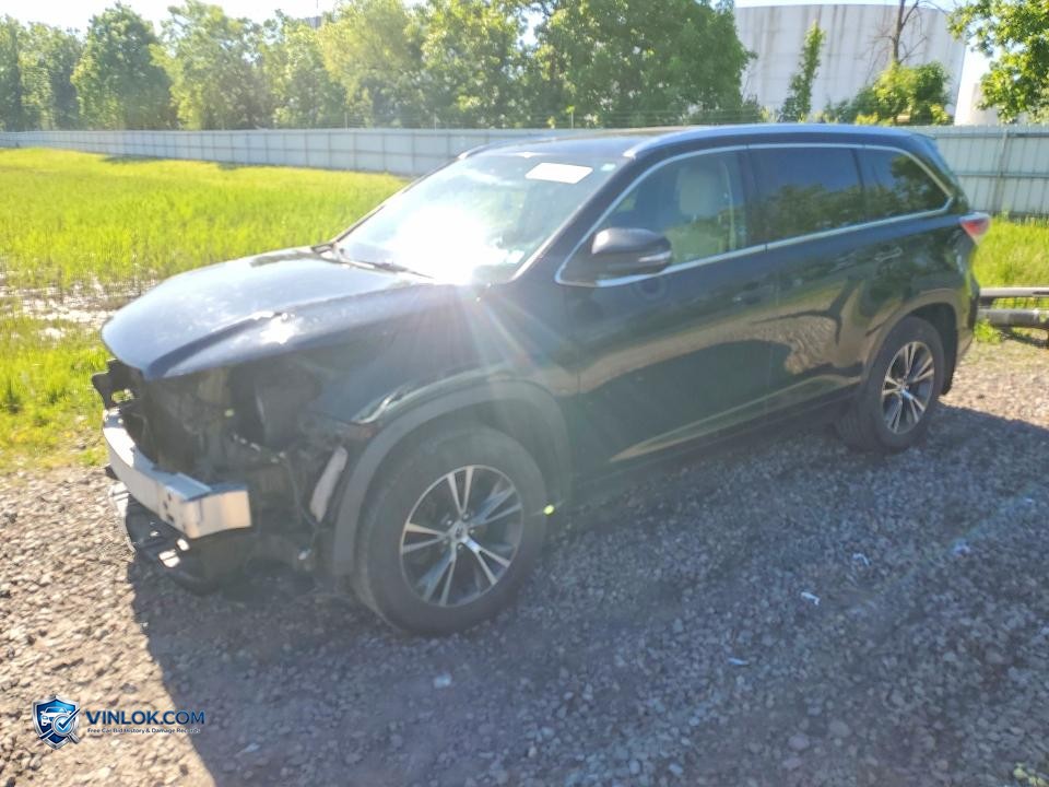 2016 TOYOTA HIGHLANDER XLE – Lot 56568636 auction photo