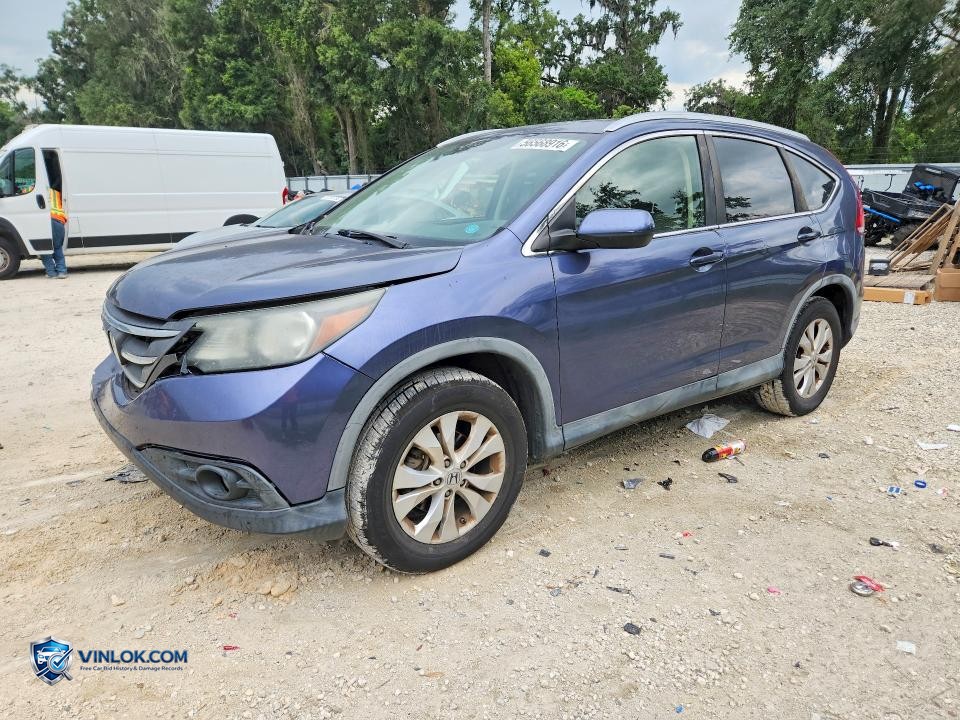 2012 HONDA CR-V EXL – Lot 56568916 auction photo