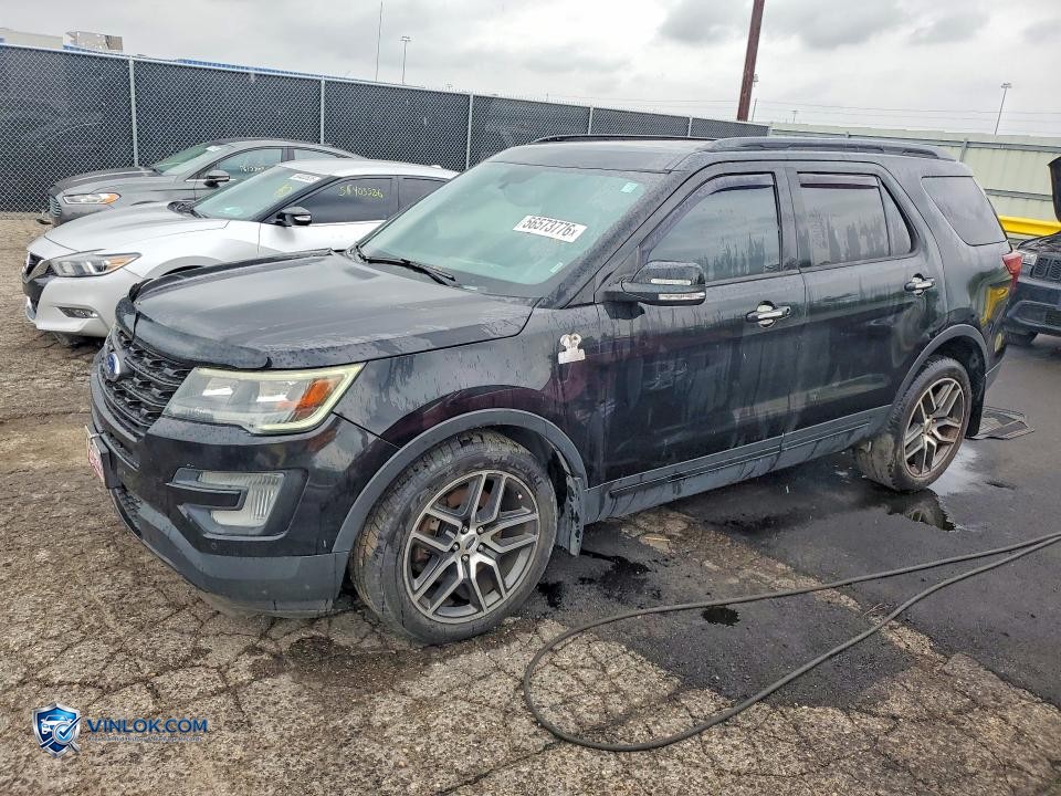 2017 FORD EXPLORER SPORT – Lot 56573776 auction photo