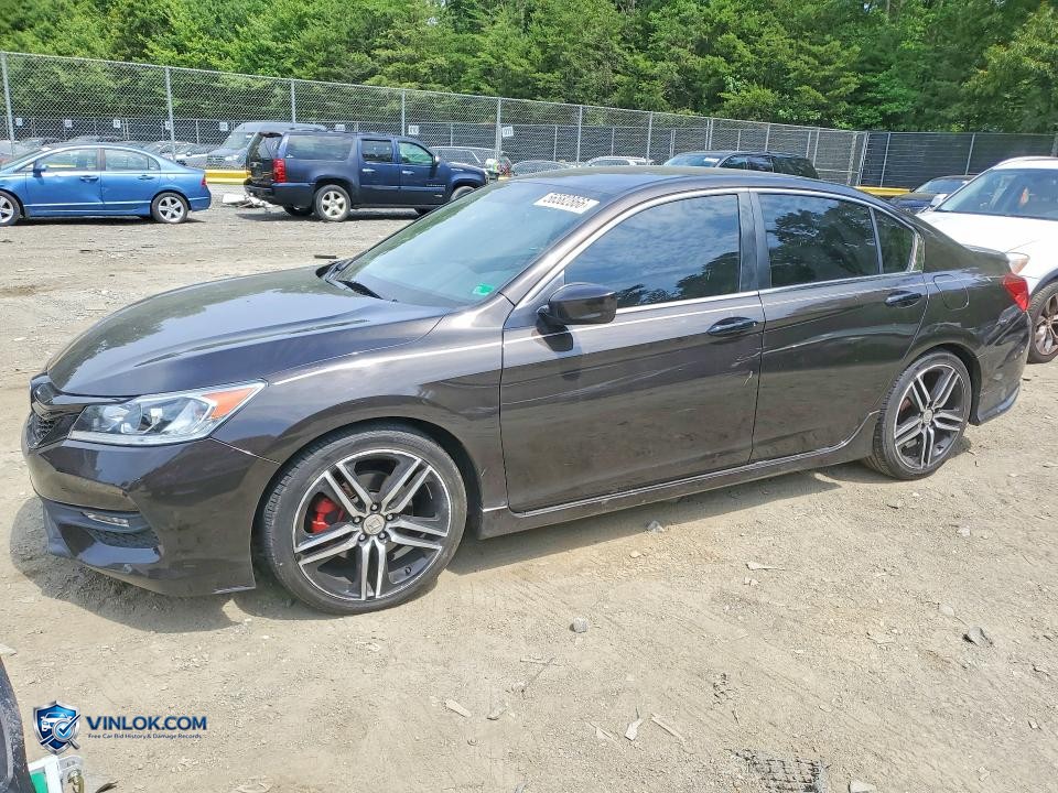 2016 HONDA ACCORD SPORT – Lot 56582866 auction photo