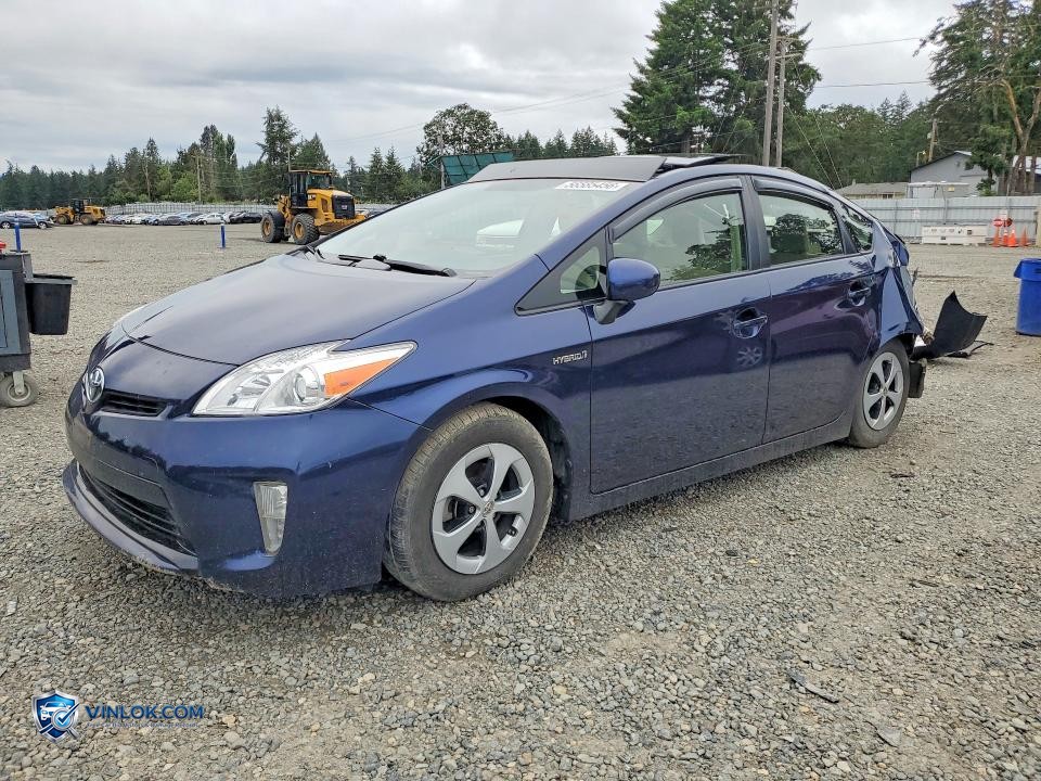 2015 TOYOTA PRIUS THREE – Lot 56585456 auction photo