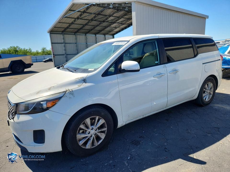 2017 KIA SEDONA LX – Lot 56587916 auction photo