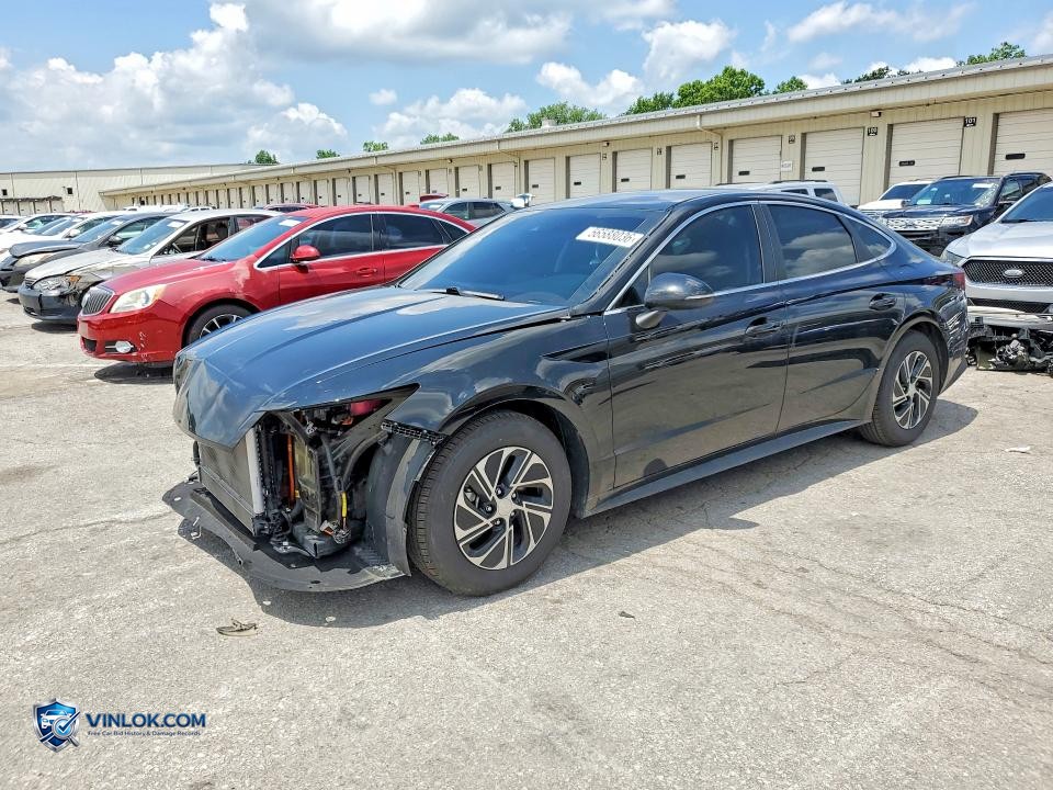 2022 HYUNDAI SONATA HYBRID BLUE – Lot 56588036 auction photo