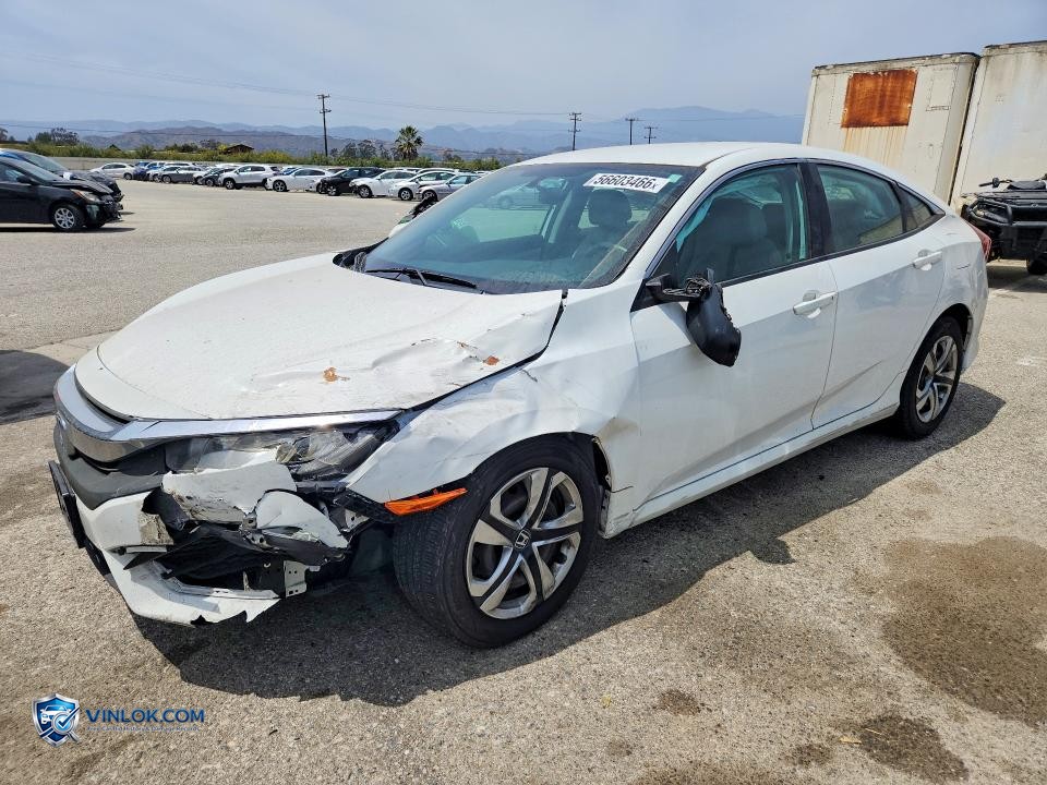 2017 HONDA CIVIC LX – Lot 56603466 auction photo