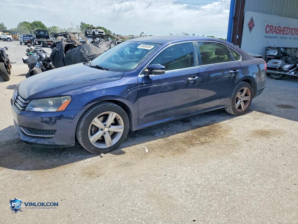 2014 VOLKSWAGEN PASSAT SE – Lot 56606046 auction photo