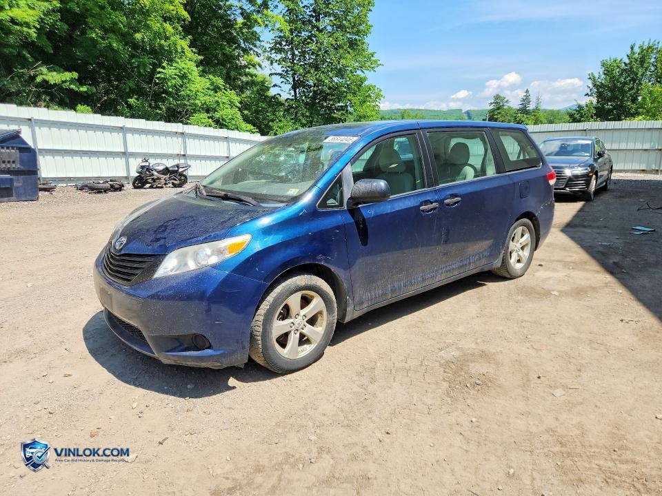 2011 TOYOTA SIENNA BASE 7-PASSENGER – Lot 56614246 auction photo