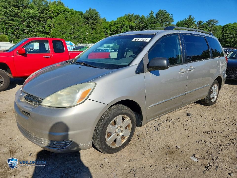 2005 TOYOTA SIENNA LE 7 PASSENGER – Lot 56614406 auction photo