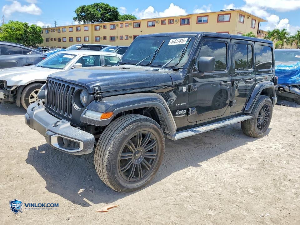 2019 JEEP WRANGLER UNLIMITED SAHARA – Lot 56617816 auction photo