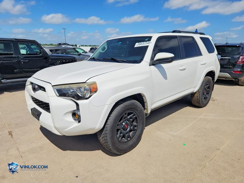 2014 TOYOTA 4RUNNER SR5 – Lot 56632546 auction photo